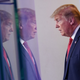 President Donald Trump, looking as confused and incompetent as ever, in the White House briefing room on April 16, 2020.